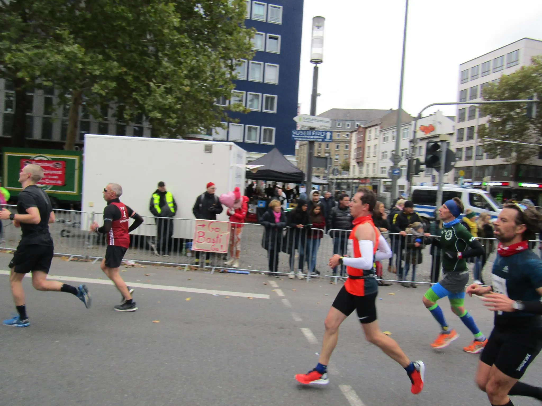 My sister caught my poor running technique