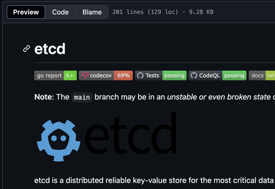 Unreadable etcd logo on GitHub dark theme